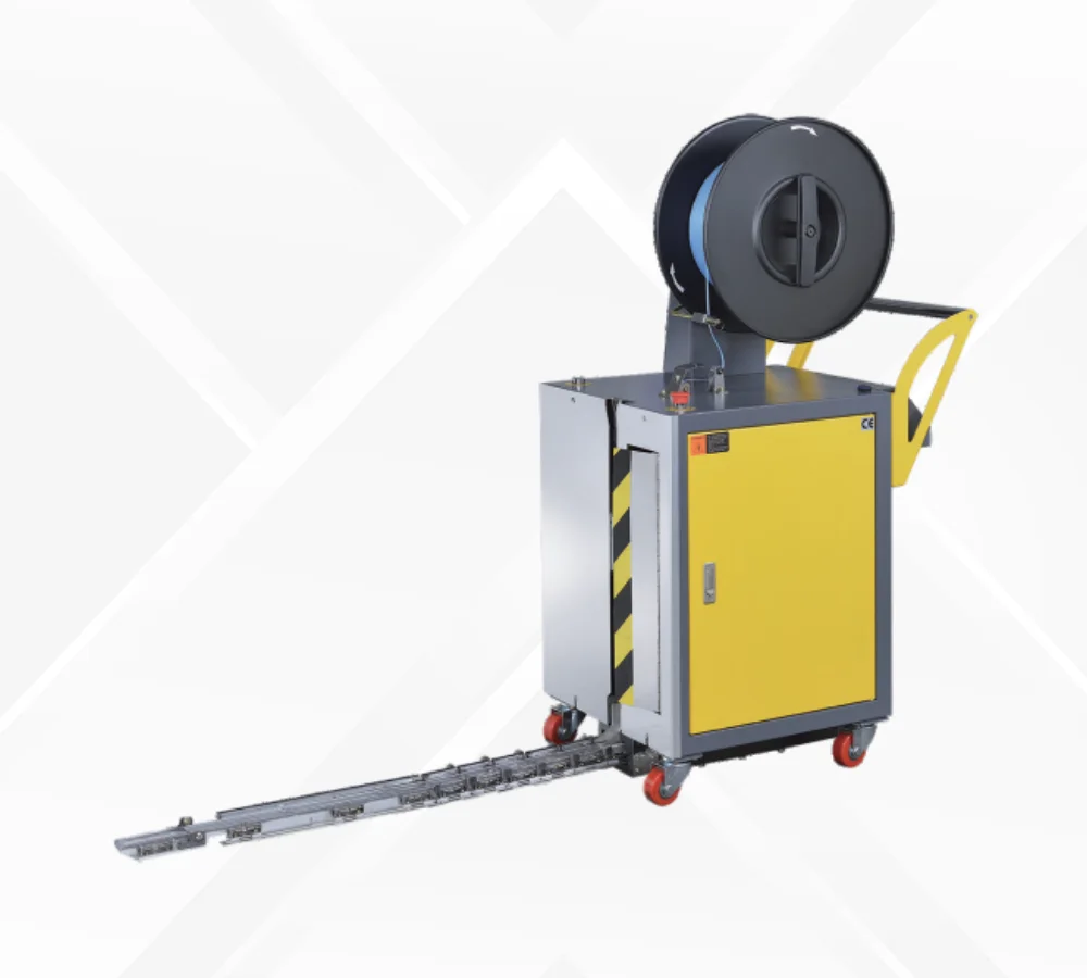 Fully Automatic Corrugation Strapper With Pneumetic Press & Squaring Device